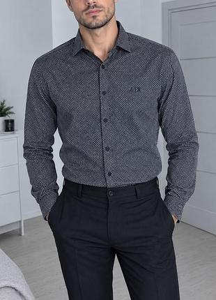 Чоловіча сорочка armani exchange (s / regular fit)