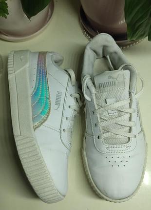 Кеди для дівчаток puma білі, 31 розмір