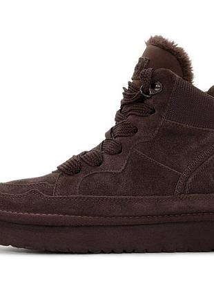 Ugg highmel chhocolate ❄️ хутро ☝️натуральная замша, eva арт 16063 3