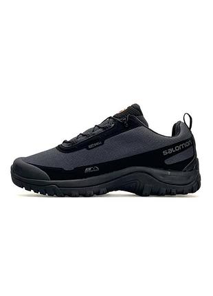 Мужские кроссовки salomon shelter#x grey black