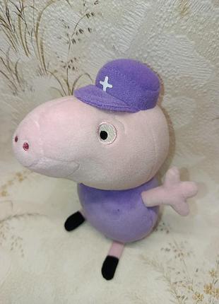 Дідусь свин ty свинка пеппа peppa pig м'яка іграшка