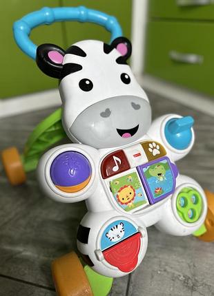 Ходунки fisher-price зебра