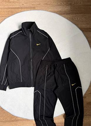 Спортивний костюм чоловічий nike nocta чорний нейлоновий