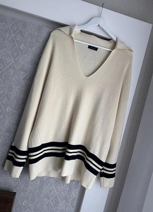 Невероятный оверсайз поло свитер rag &amp; bone оригинал
