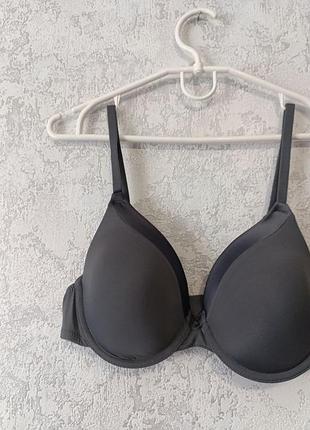 Бюстгальтер primark сірий графіт ущільнений 75b 3