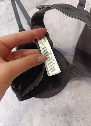 Бюстгальтер primark сірий графіт ущільнений 75b 5