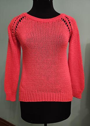 Zara knit яркий вязаный женский джемпер, свитер, пуловер в отличном состоянии.
zara knit яскравий в'язаний жіночий джемпер, светр, пуловер