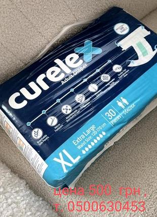 Памперси підгузки для дорослих curelex adult diaper, розмір large xl.