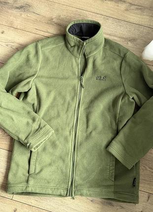 Флісова чоловіча куртка jack wolfskin розмір l-xl