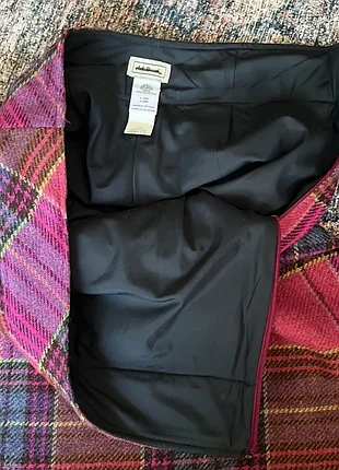Яркая шерстяная юбка в клетку l.l.bean 2