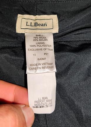 Яркая шерстяная юбка в клетку l.l.bean 5