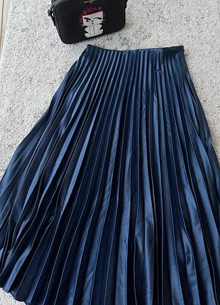 Спідниця zara атлас