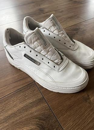 Кроссовки reebok кожаные