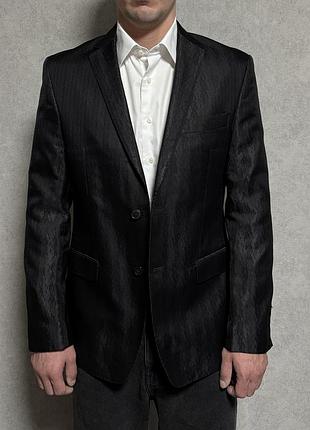 Чоловічий піджак versace, чорний, розмір 50 (m-l)