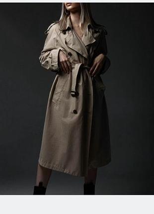 Жіночий тренч zara бежевий розмір s