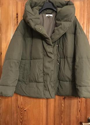 Тепла куртка пуховик h&m 56-58 3