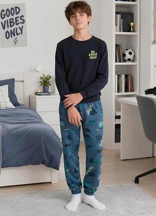 Теплая флисовая пижама для мальчика primark Энтия 146 152 158 164 170