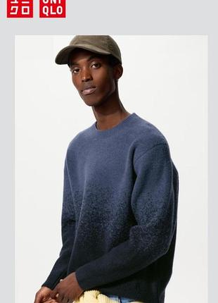 Светр з пряжі суфле uniqlo