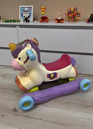 Іграшка-трансформер vtech єдиноріг каталка гойдалка vtech prance and rock learning unicorn 8
