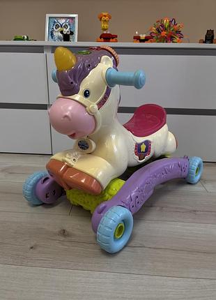 Іграшка-трансформер vtech єдиноріг каталка гойдалка vtech prance and rock learning unicorn