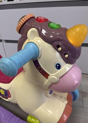 Іграшка-трансформер vtech єдиноріг каталка гойдалка vtech prance and rock learning unicorn 5