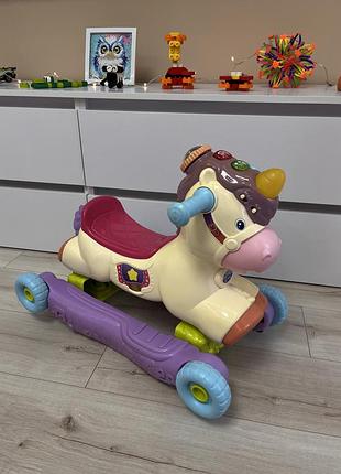 Іграшка-трансформер vtech єдиноріг каталка гойдалка vtech prance and rock learning unicorn 7