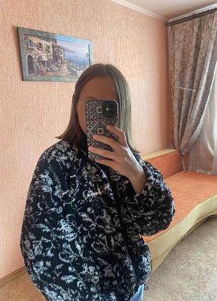 Шуба бомбер тедди флис 2