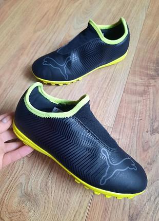 Сороконіжки puma футзалки без шнурків кросівки для футболу