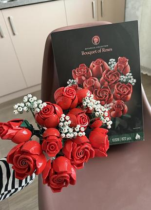 Конструктор lego botanicals букет троянд