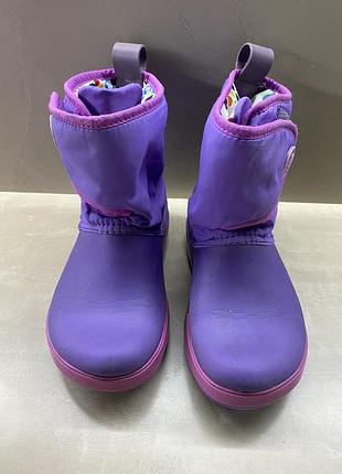 Crocs j2 кроксы демисезонные резиновые сапоги