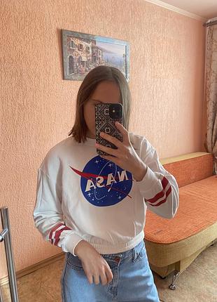 Свитшот кофта nasa h&m