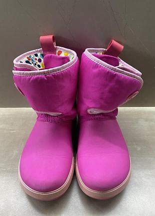 Кроксы демисезонные резиновые сапоги crocs j3