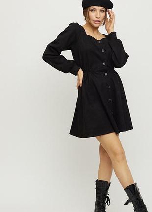 Коротка сукня жіноча karree берта xs чорна