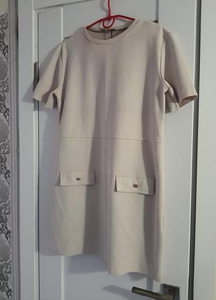 Платье замшевое zara
