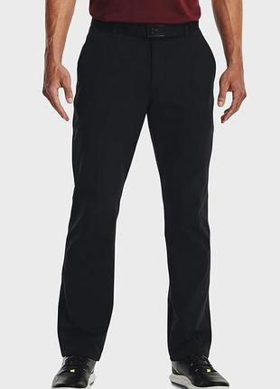 Чоловічі чорні спортивні штани under armour matchplay tapered pant