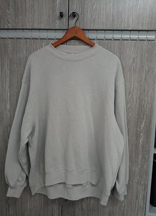 Свитшот h&amp;m.серый.