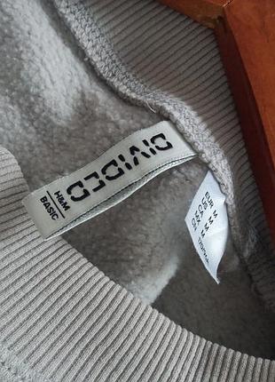 Свитшот h&amp;m.серый. 3