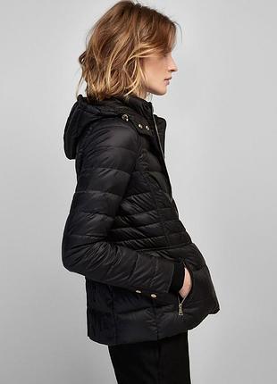 Женская демисезонная куртка massimo dutti l xl 48 50 деми легкий пуховик