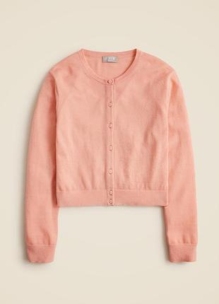 Кашемировый кардиган свитер j.crew featherweight cashmere, 100% кашемир, xs