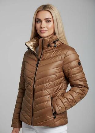 Жіноча двостороння куртка minority італія утеплена демісезонна s l xl