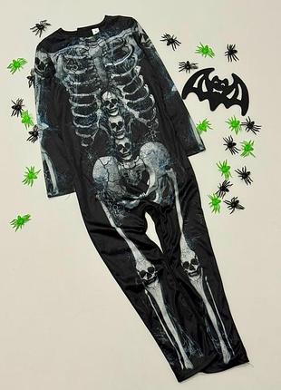 Карнавальний комбінезон, костюм скелет на halloween tu 9-10 років