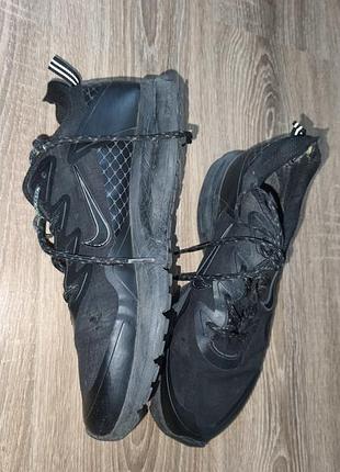 Кросівки спортивні nike air 42-43р.28см чоловічі чорні під реставрацію