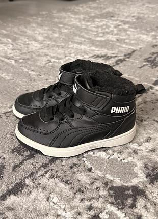 Чоботи для хлопчика puma чорні 28 розмір