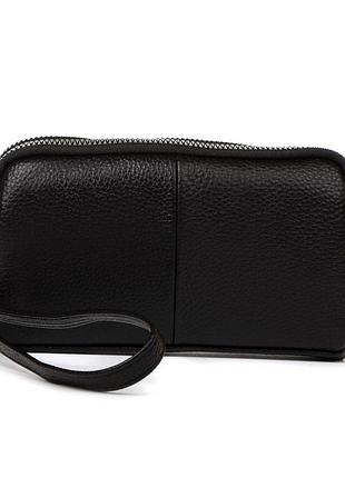 Podium косметичка кожа 6002-a black
