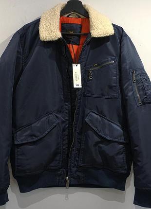 Куртка байкерська пілот авіатор бомбер lee pilot aviator jacket