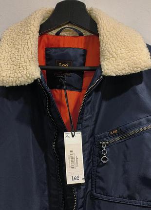 Куртка байкерська пілот авіатор бомбер lee pilot aviator jacket 4
