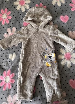 Чоловічки унісекс baby club плюшевий сірий