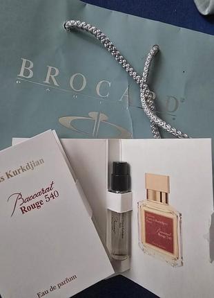Maison francis kurkdjian baccarat rouge 540 пробники 3 мл