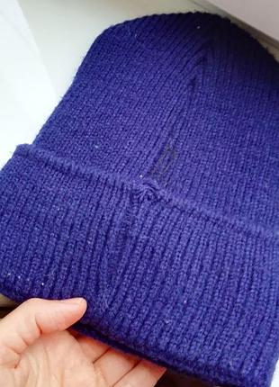 Шапка жіноча ugg зимова синя💙 3