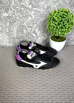 Mizuno athletic footwear бутсы копы сороконожки 36 размер винтажные кожаные черные